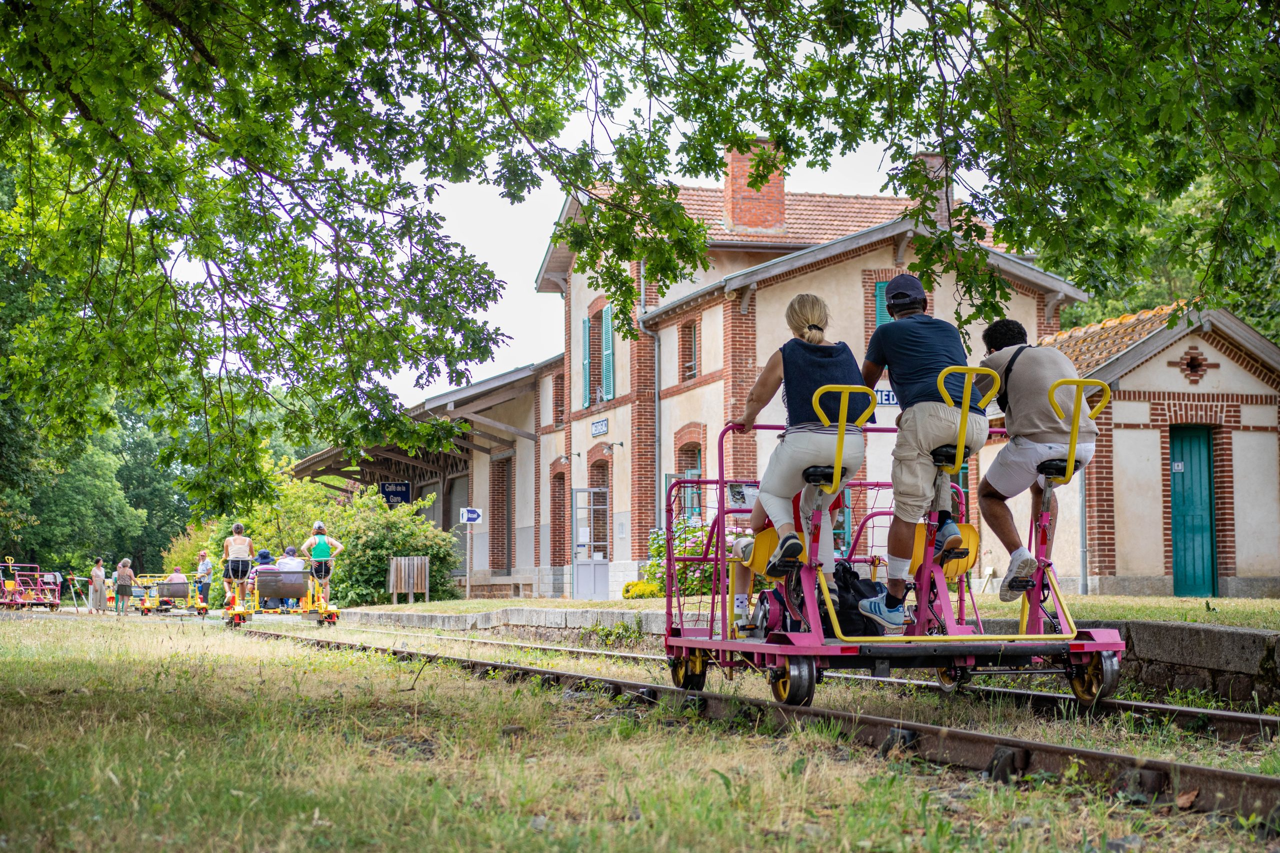 Vélo-rail ©Noella Pennanech