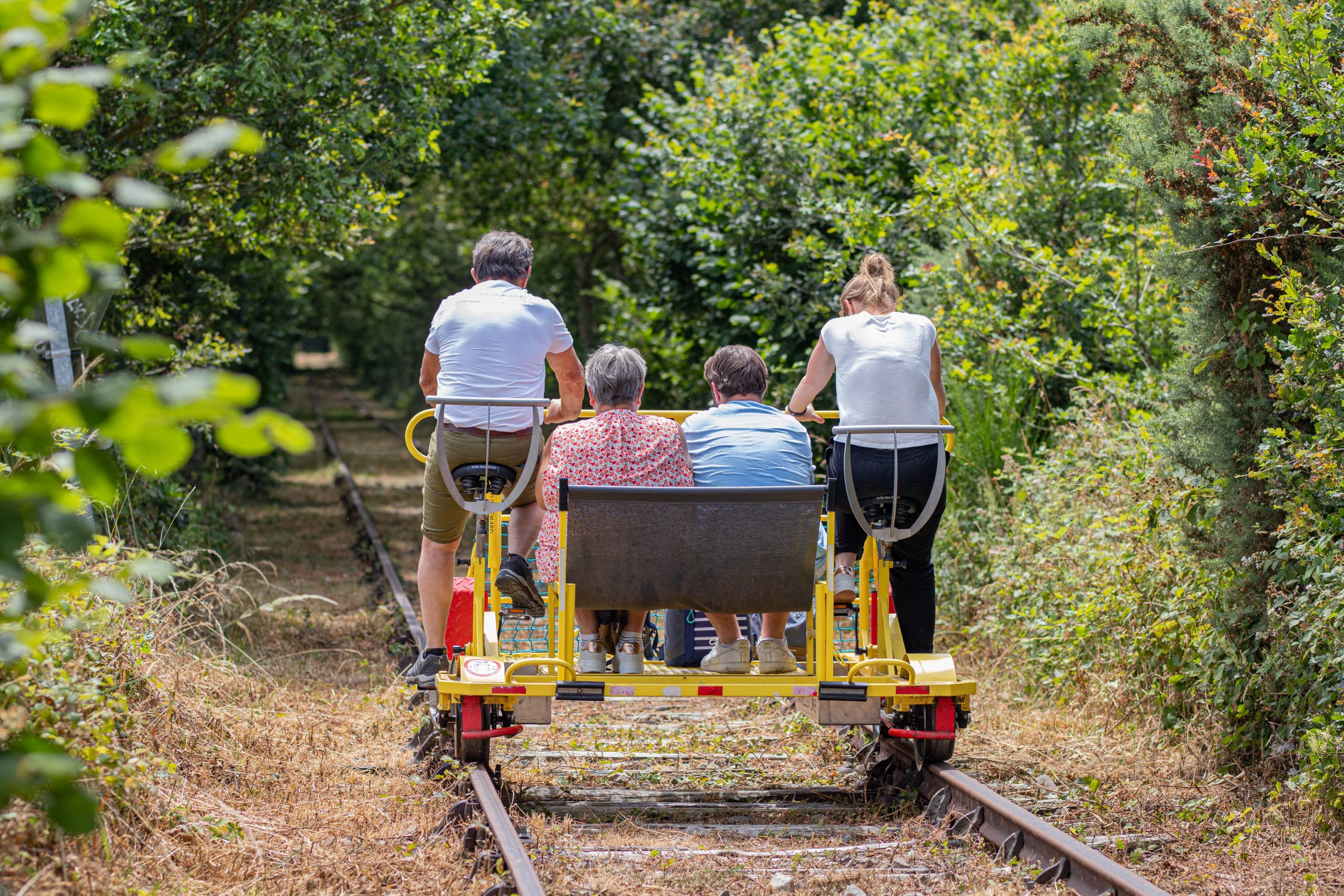 Vélo-rail balade © Noella Pennanech